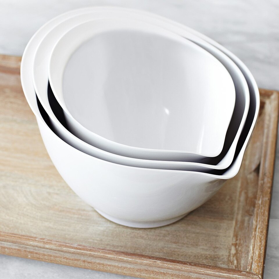 Melamine Mixing Bowls with Spout, Set of 3 Williams Sonoma Australia